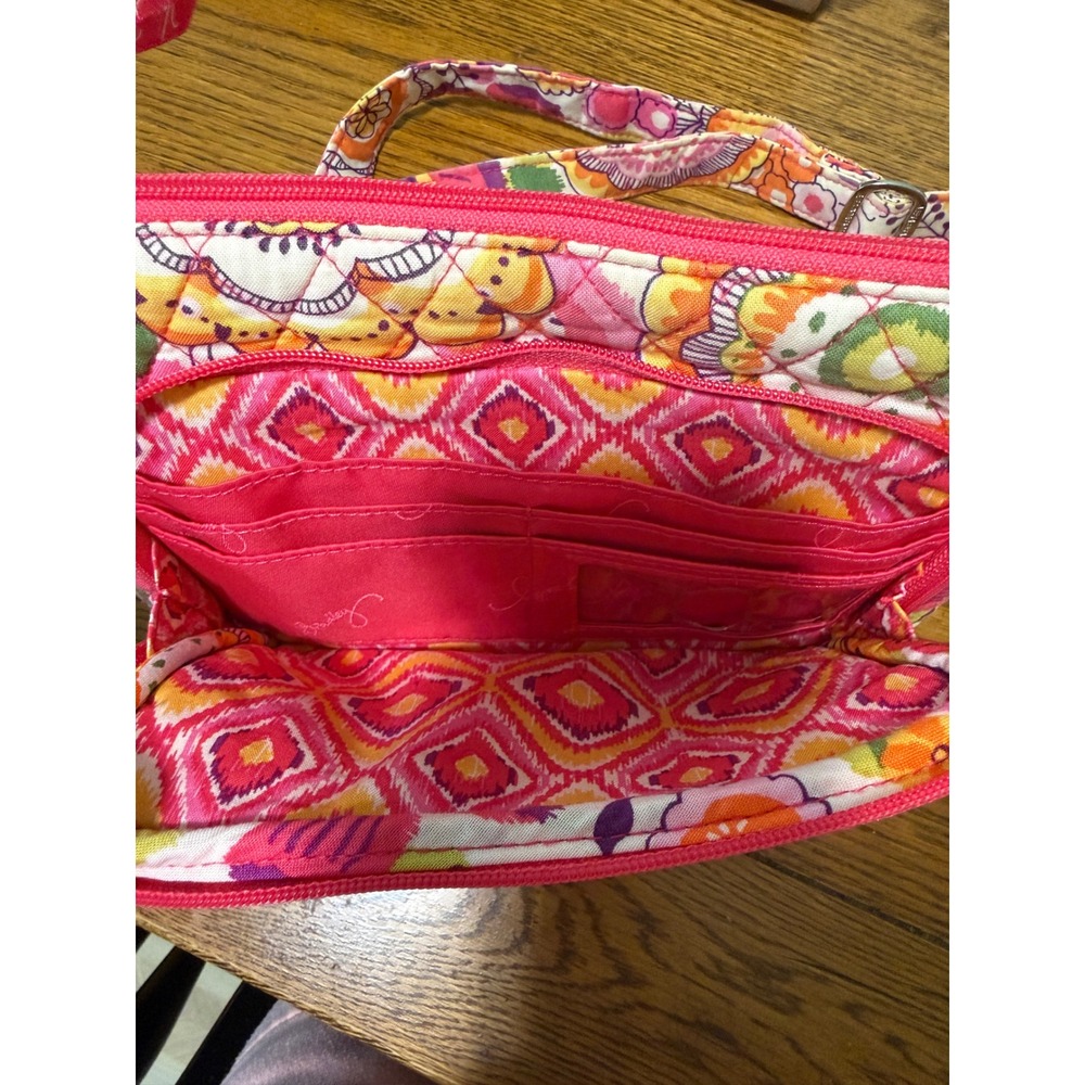 Vera Bradley Little Hipster Crossbody Bag in Clementine floral and paisley - Picture 4 of 16